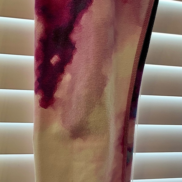 Lululemon High Times Pant watercolor paint blooming pixel tie dye pink purple - Picture 11 of 16